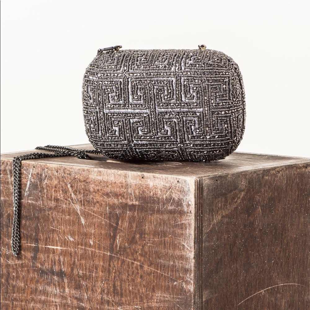 Hand Beaded Box Party Bag by AMPOUR